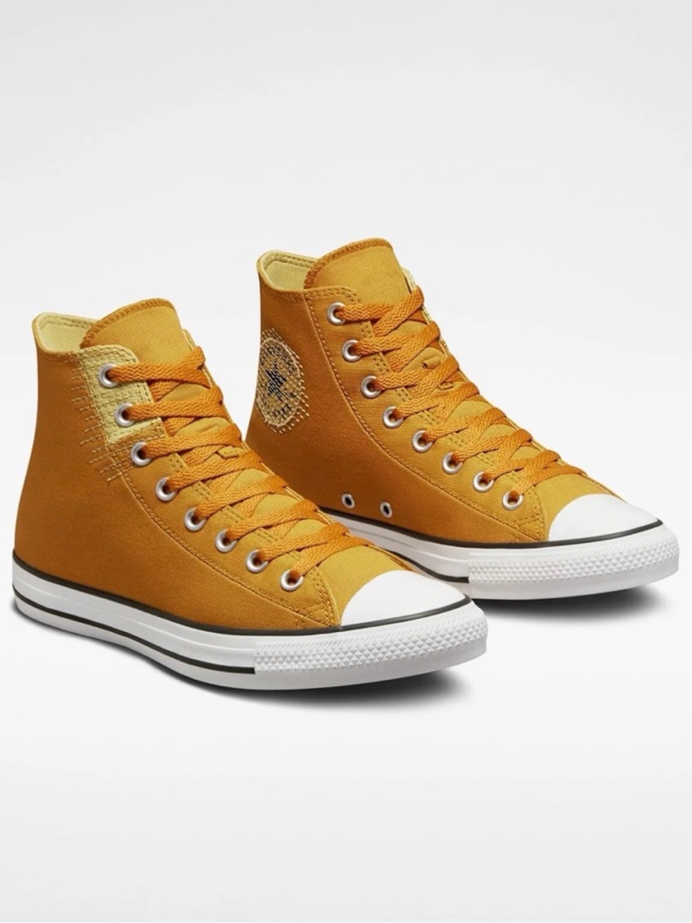 Like NEW Converse Chuck Taylor All Star Sneakers. Mustard Yellow | M8.5/W10 - Picture 5 of 12